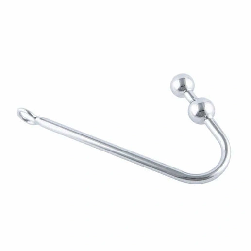 Stainless Balls Hook Two 4417 Anal Steel Pleasurable 0407